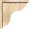 Ekena Millwork Carmel Rough Sawn Corbel w/Backplate, Douglas Fir, 8"W x 14"D x 14"H COR08X14X14CAR01RDF - alternate 2